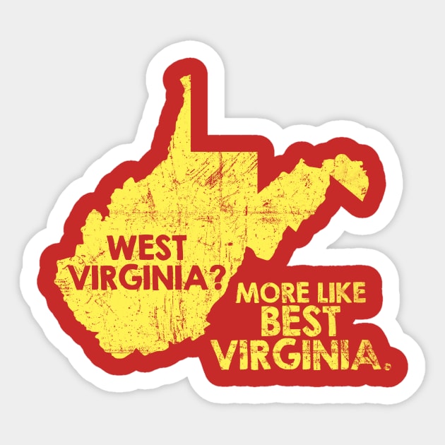 West Virginia Best Virginia Sticker by APSketches